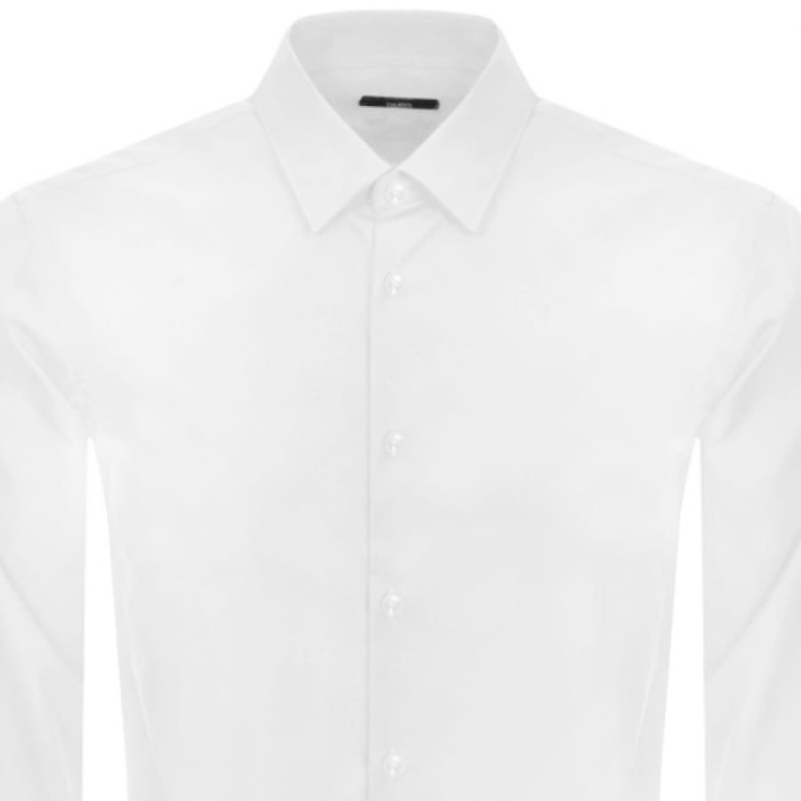 Alternative Image for ProductBOSS Isko Slim Fit Long Sleeve Shirt White2